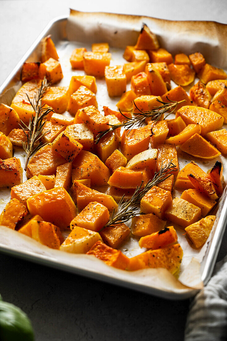 Roasted butternut squash