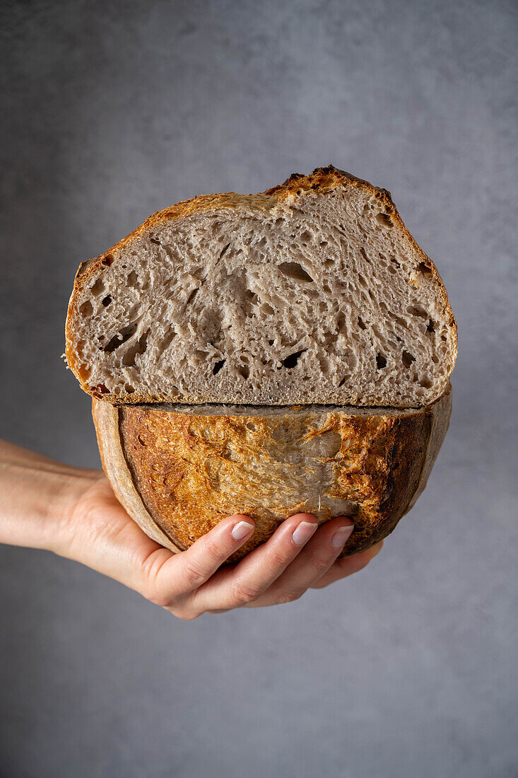 Homemade sourdough bread