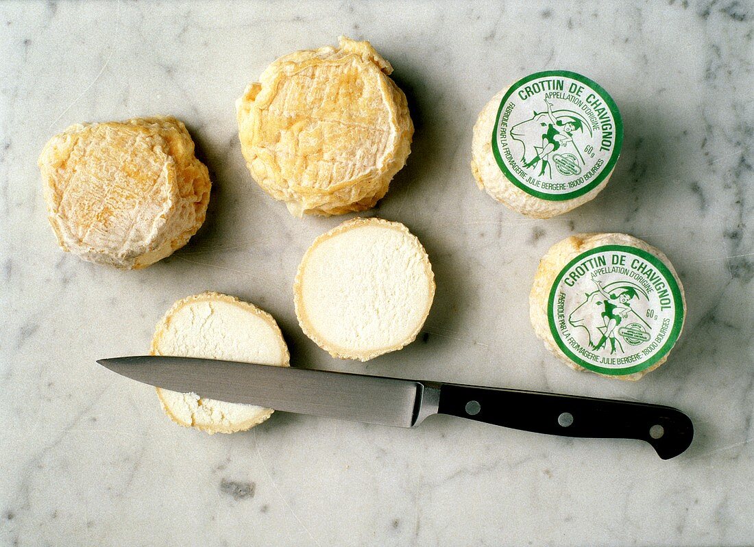Wheels of Goat Cheese