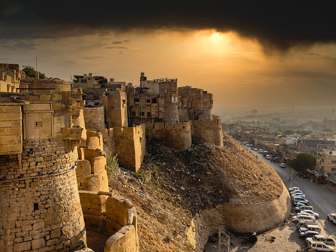 Jaisalmer fort, Jaisalmer, Rajasthan, India\n