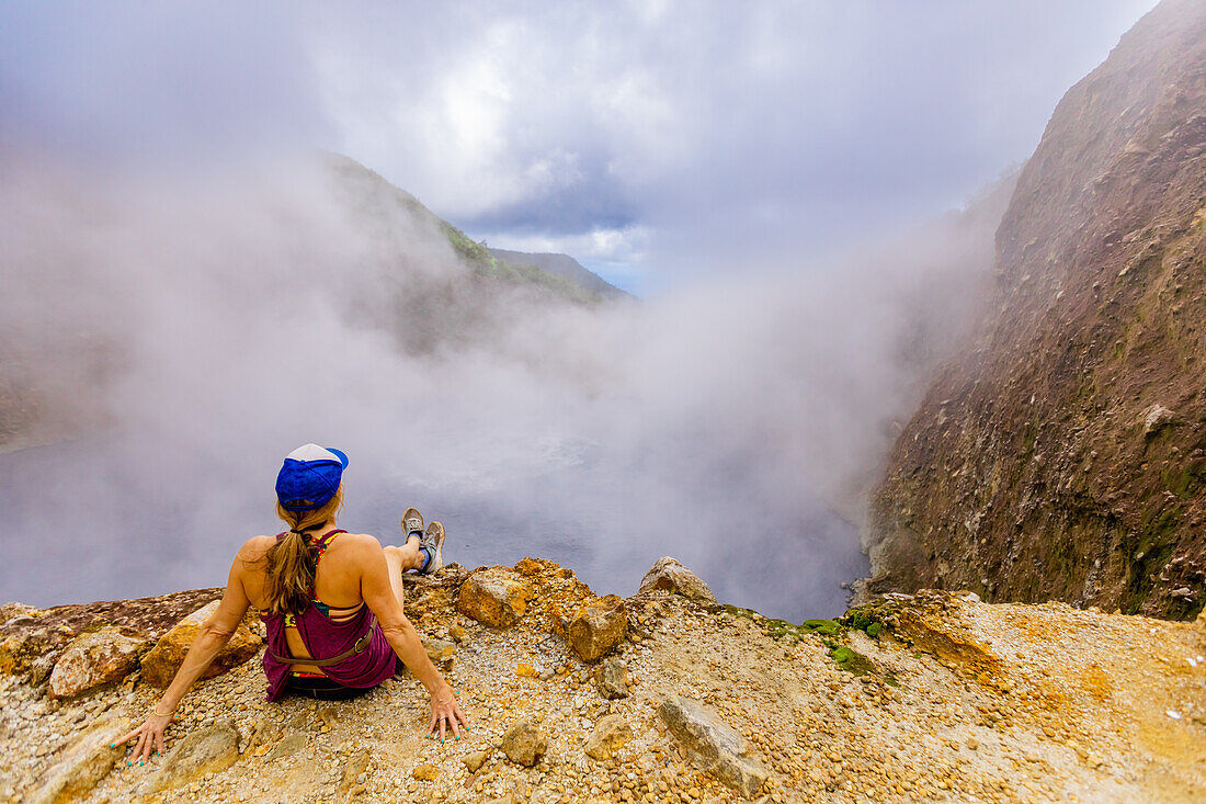 Boiling Lake Hike, Dominica, Windward Islands, West Indies, Caribbean, Central America\n