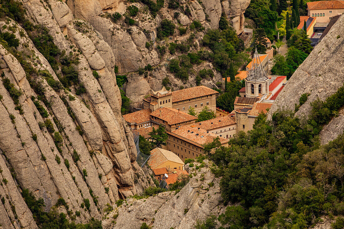 Abadia de Montserrat Monastery, Catalonia, Spain, Europe\n