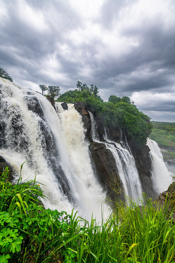 Rauschende Boali-Fälle (Chutes de Boali), Zentralafrikanische Republik, Afrika