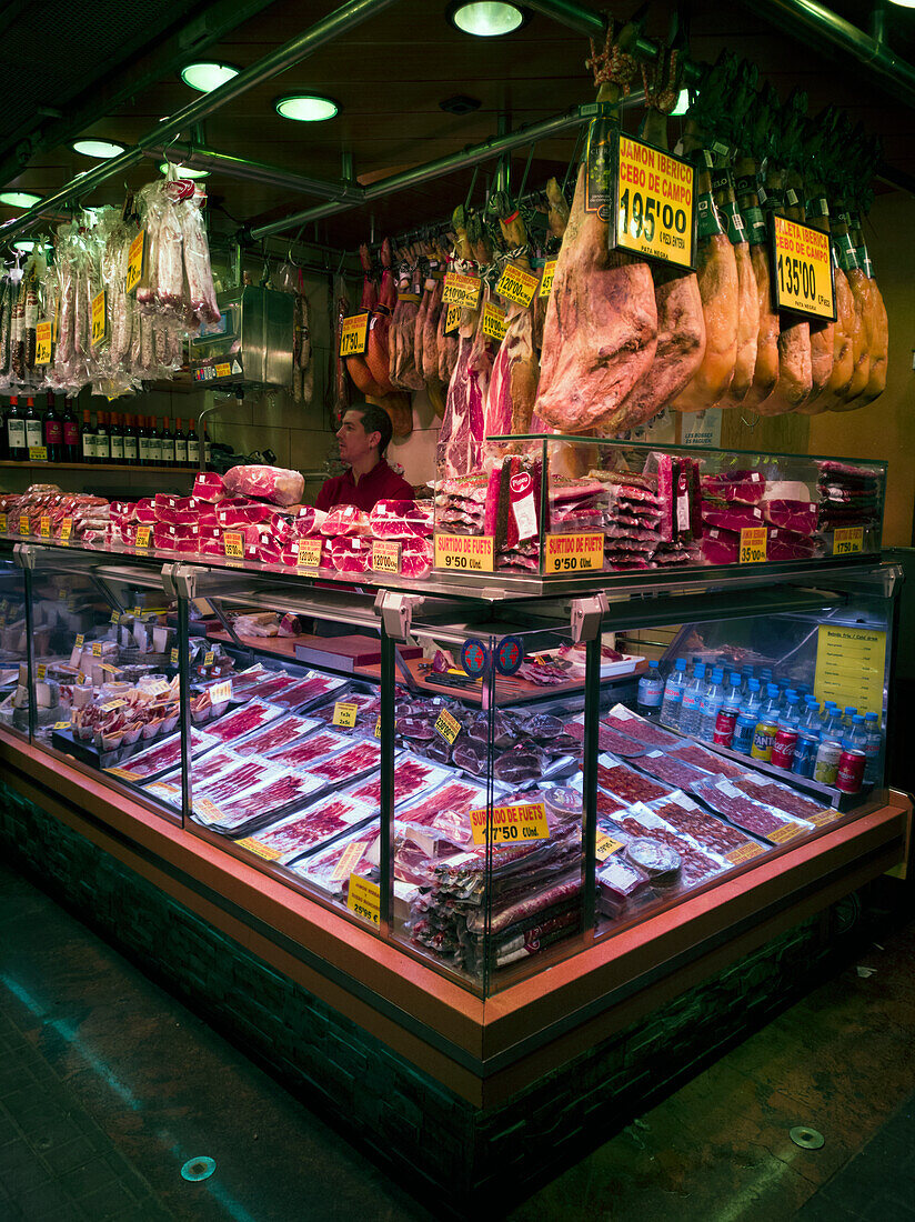 Boqueria Market, Barcelona, Catalonia, Spain, Europe\n