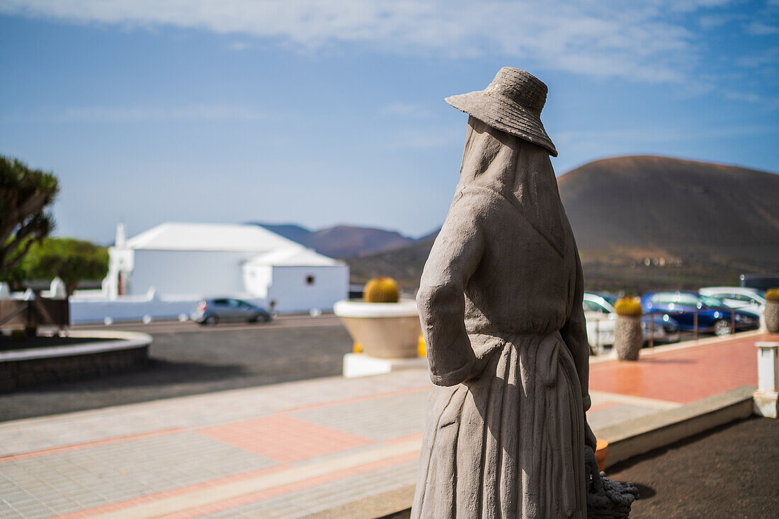 La Geria, Lanzarote's main wine region, Canary Islands, Spain\n