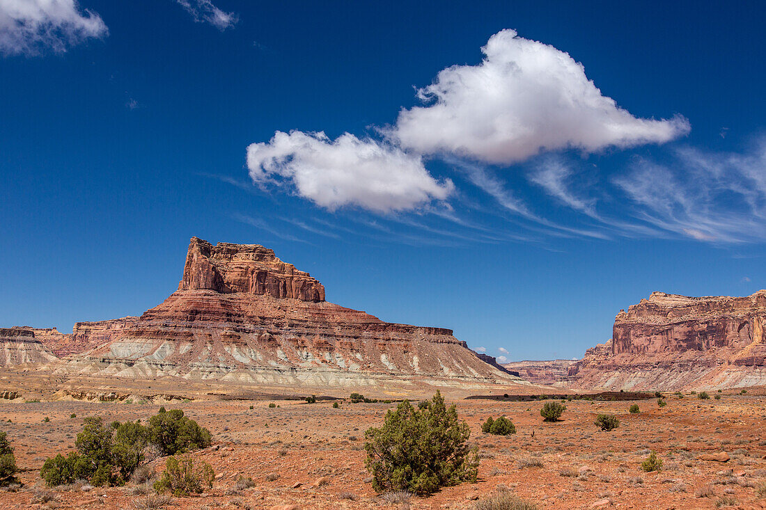 Assembly Hall Peak in der Mexican Mountain Wilderness Study Area auf dem San Rafael Swell in Süd-Utah.