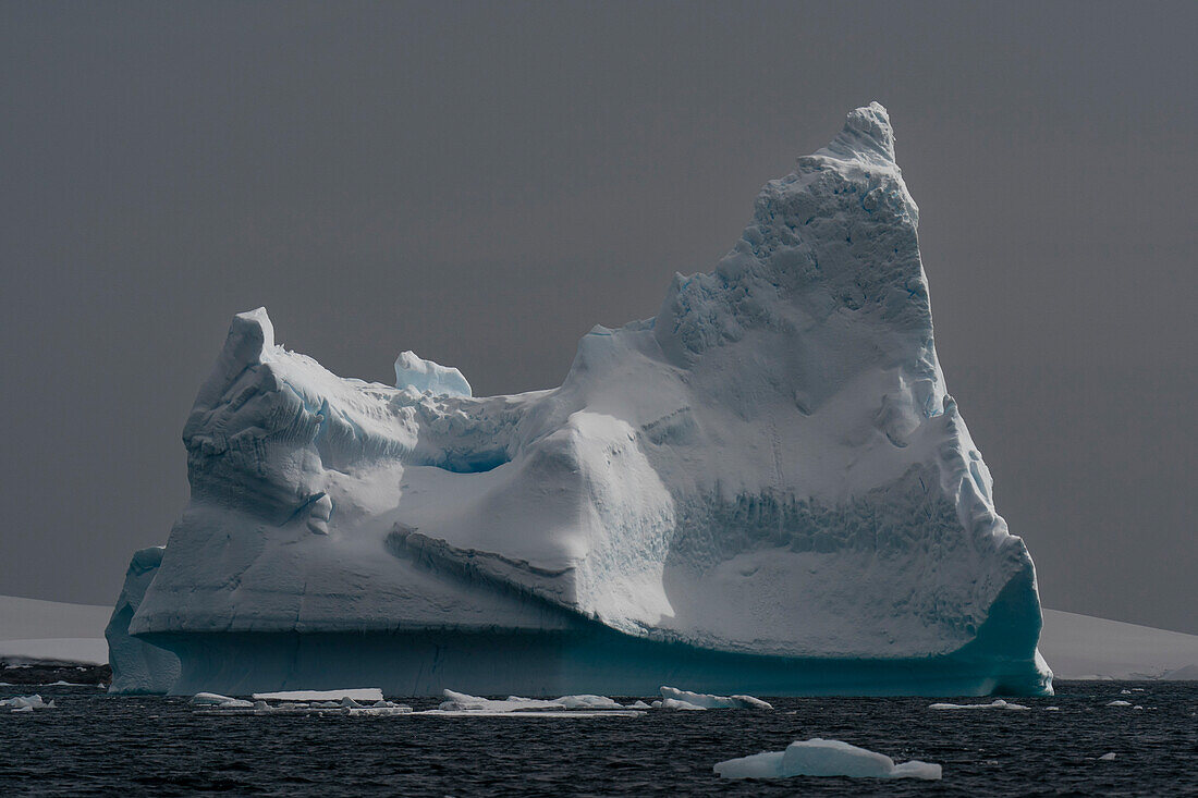 Icebergs, Pleneau Island, Antarctica.\n