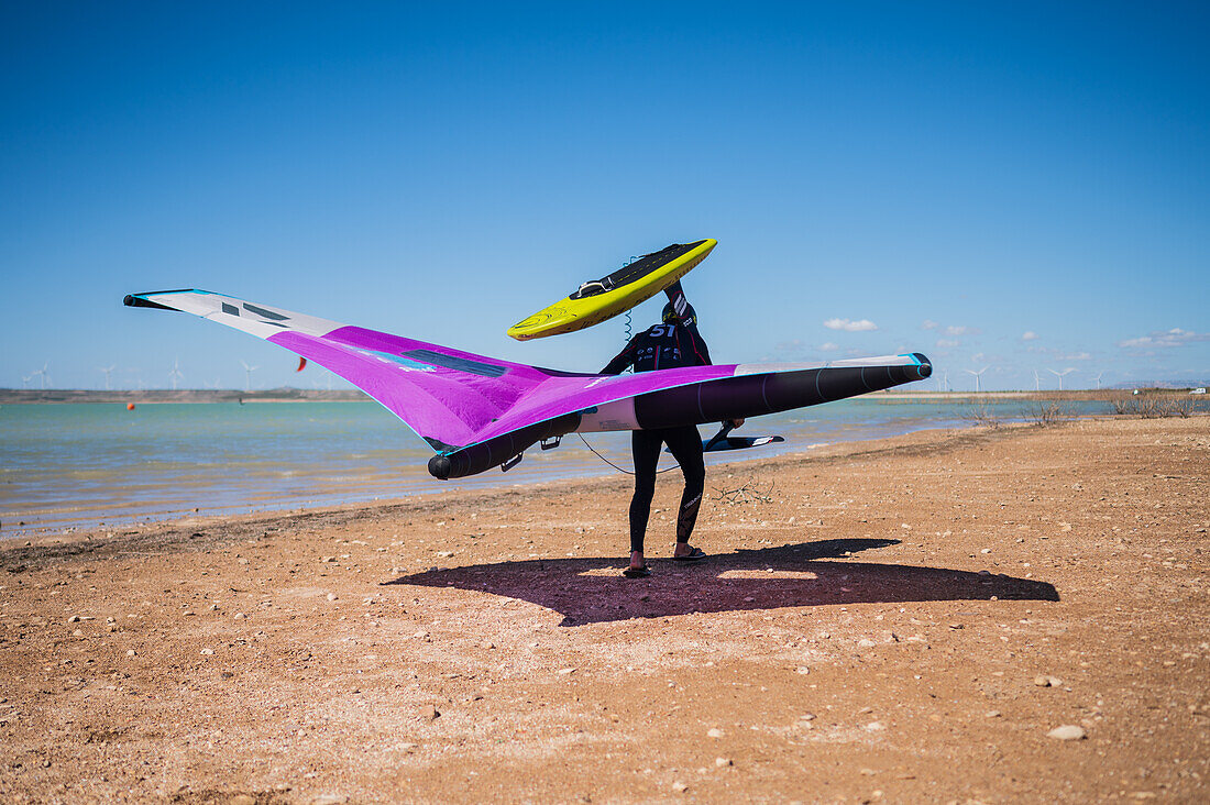 La Loteta Cierzo Festival, Kitesurf open and championship in Luceni, Zaragoza, Spain\n