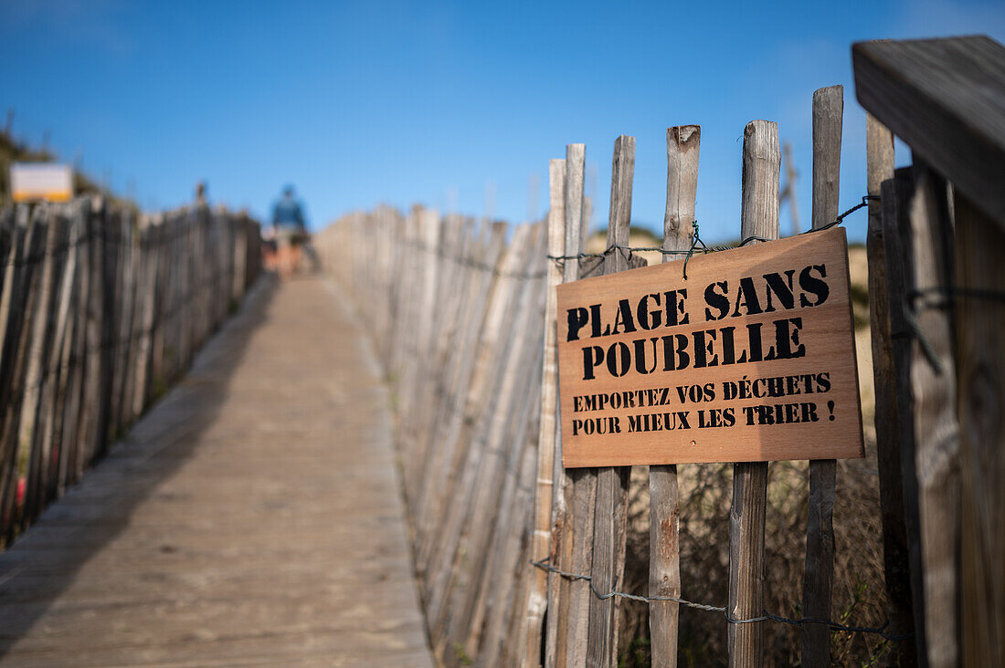 Strand Les Culs Nus in Hossegor, Landes, Frankreich