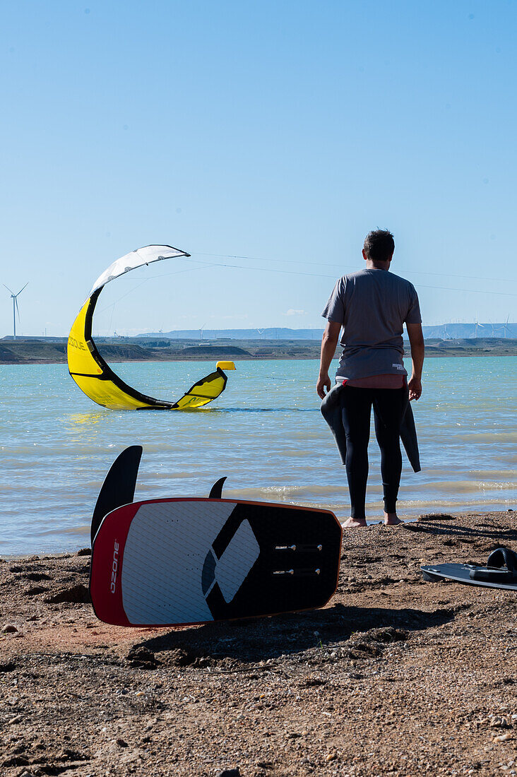 La Loteta Cierzo Festival, Kitesurf open and championship in Luceni, Zaragoza, Spain\n