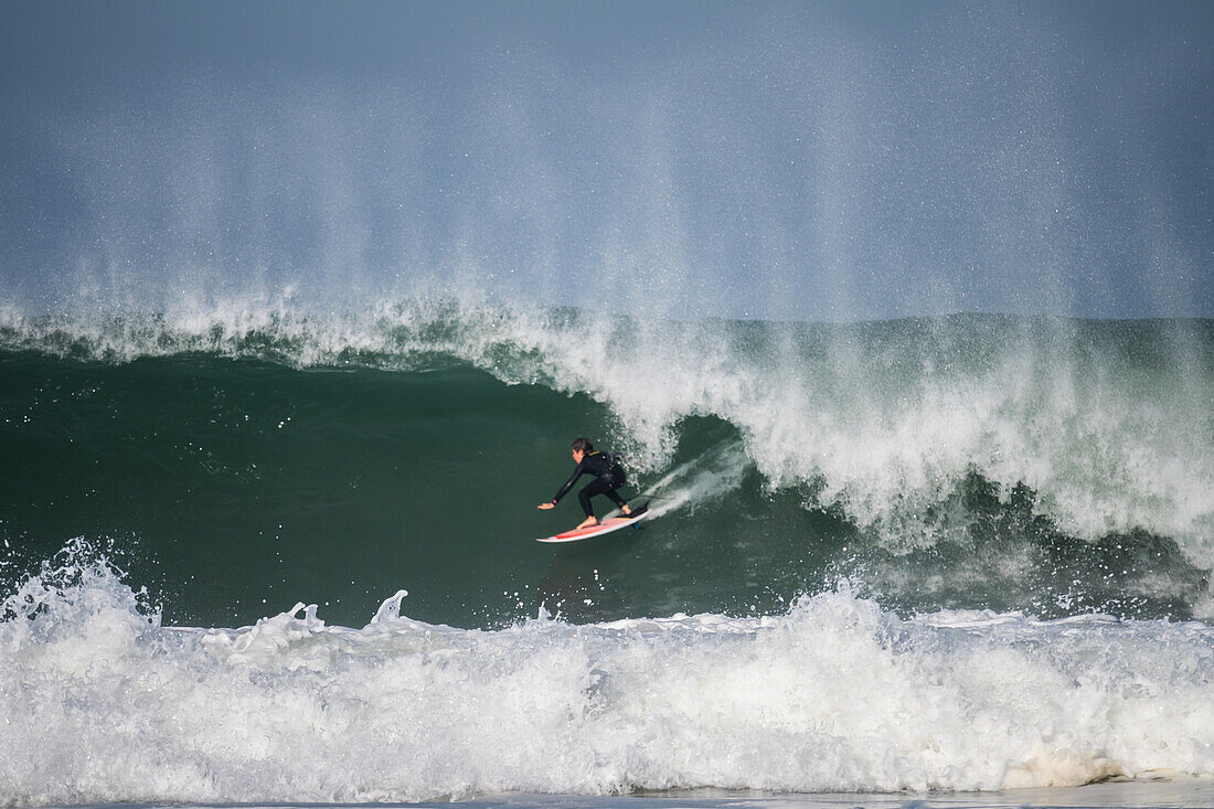 Young talented surfer at Quiksilver Festival celebrated in Capbreton, Hossegor and Seignosse, with 20 of the best surfers in the world hand-picked by Jeremy Flores to compete in south west of France.\n