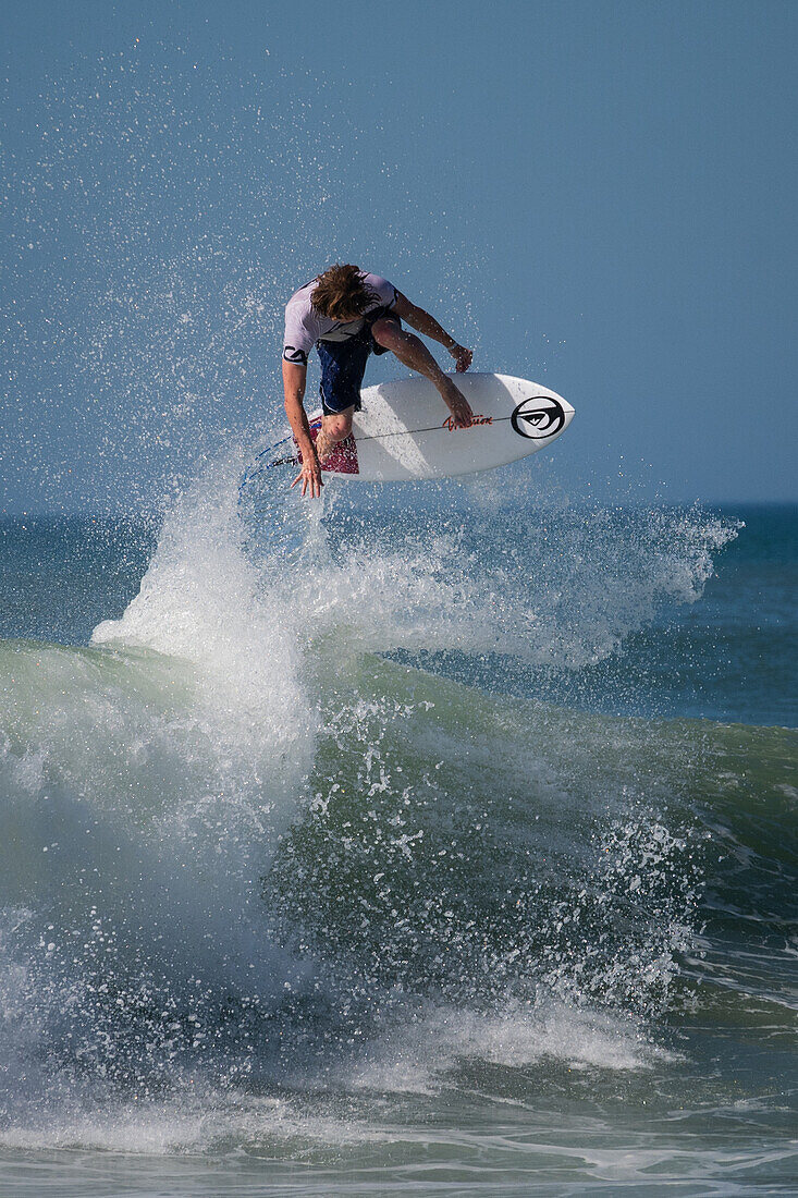 Australian pro surfer Kael Walsh at Quiksilver Festival celebrated in Capbreton, Hossegor and Seignosse, with 20 of the best surfers in the world hand-picked by Jeremy Flores to compete in south west of France.\n