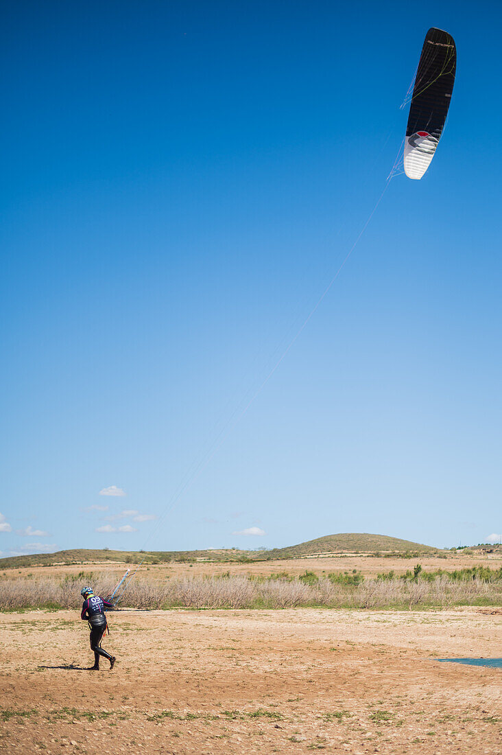 La Loteta Cierzo Festival, Kitesurf open and championship in Luceni, Zaragoza, Spain\n