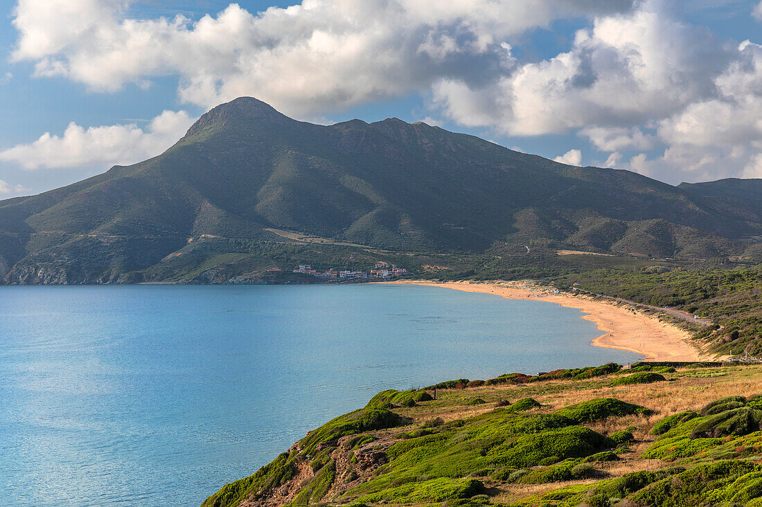 Portixeddu Strand, Bezirk Sulcis Iglesiente, Sardinien, Italien, Mittelmeer, Europa