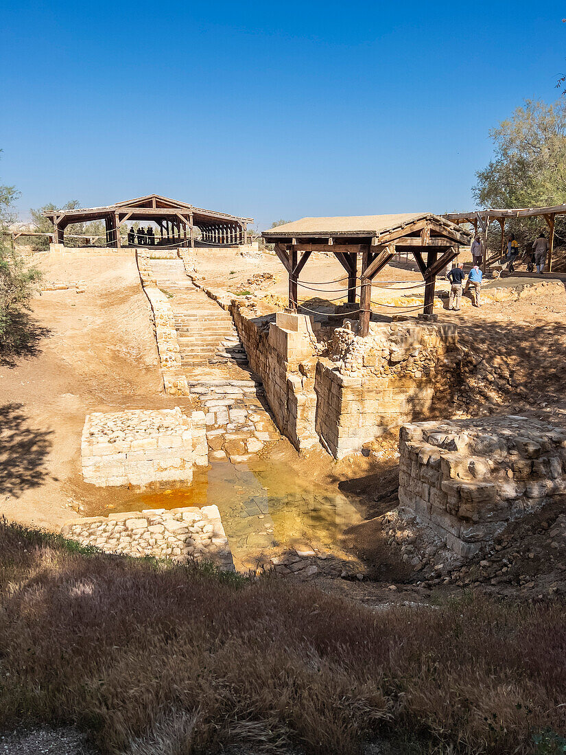 Al-Maghtas (Bethanien jenseits des Jordan), der Ort, an dem Jesus von Johannes dem Täufer getauft worden sein soll, Jordanien, Naher Osten