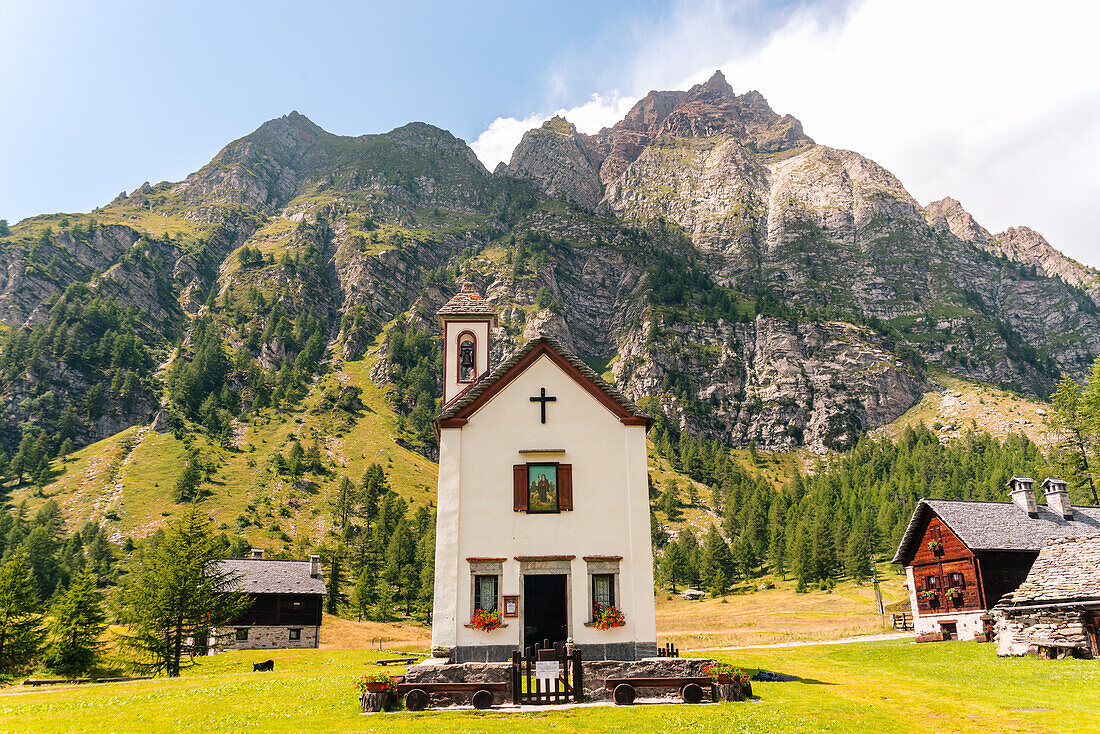 Kapelle von Crampiolo, Piemont, Norditalien, Europa