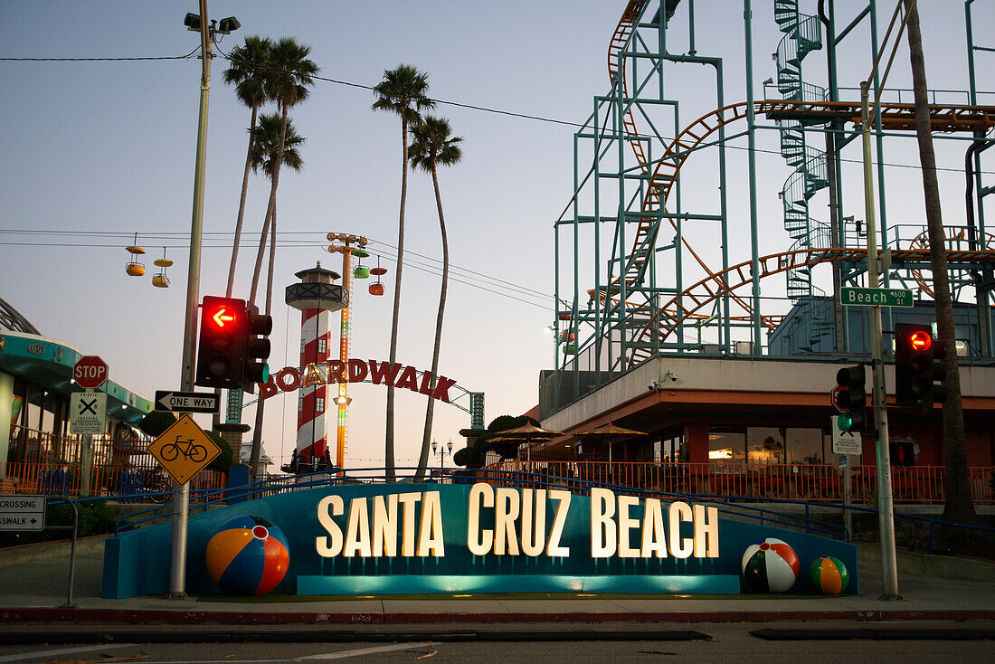 Beach Boardwalk, Santa Cruz Beach, California, United States of America, North America\n