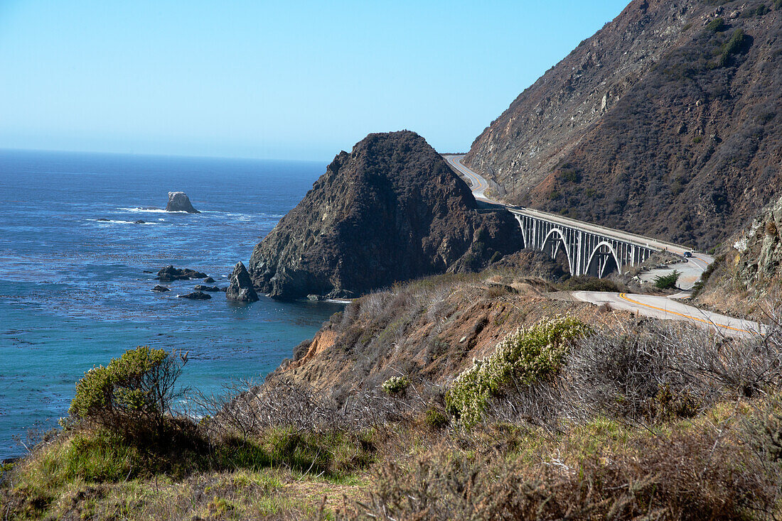 Bixby Bridge, Big Sur, California, United States of America, North America\n