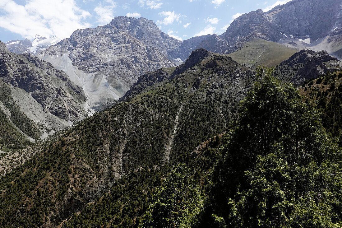 The remote and spectacular Fann Mountains, part of the western Pamir-Alay, Tajikistan, Central Asia, Asia\n