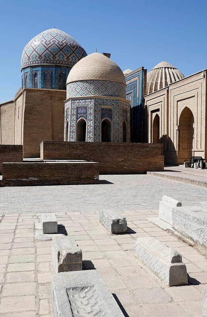 The world-famous Islamic architecture of Samarkand, UNESCO World Heritage Site, Uzbekistan, Central Asia, Asia\n