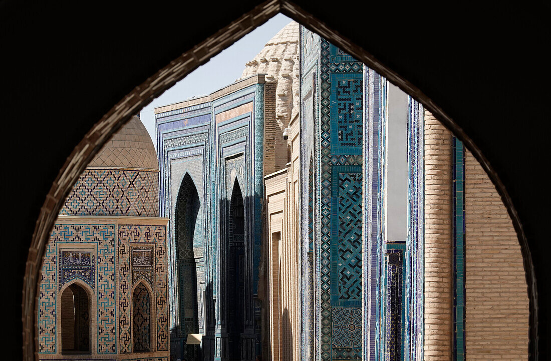 The world-famous Islamic architecture of Samarkand, UNESCO World Heritage Site, Uzbekistan, Central Asia, Asia\n