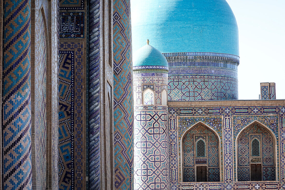 Die weltberühmte islamische Architektur von Samarkand, UNESCO-Welterbestätte, Usbekistan, Zentralasien, Asien