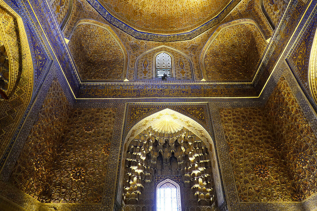 Die weltberühmte islamische Architektur von Samarkand, UNESCO-Welterbestätte, Usbekistan, Zentralasien, Asien