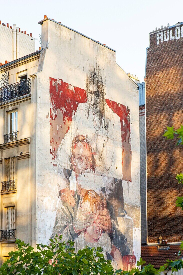 France, Paris, 13th arrondissement, street art\n