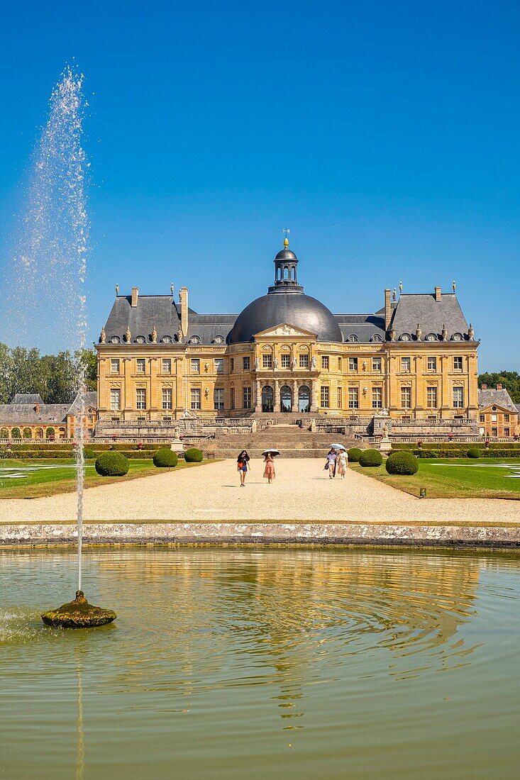 Frankreich, Seine et Marne, Maincy, das Schloss von Vaux le Vicomte