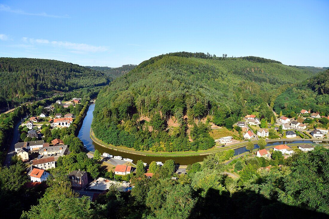 Frankreich, Mosel, Lutzelbourg, der Marne-Rhein-Kanal (Canal de la Marne au Rhin)