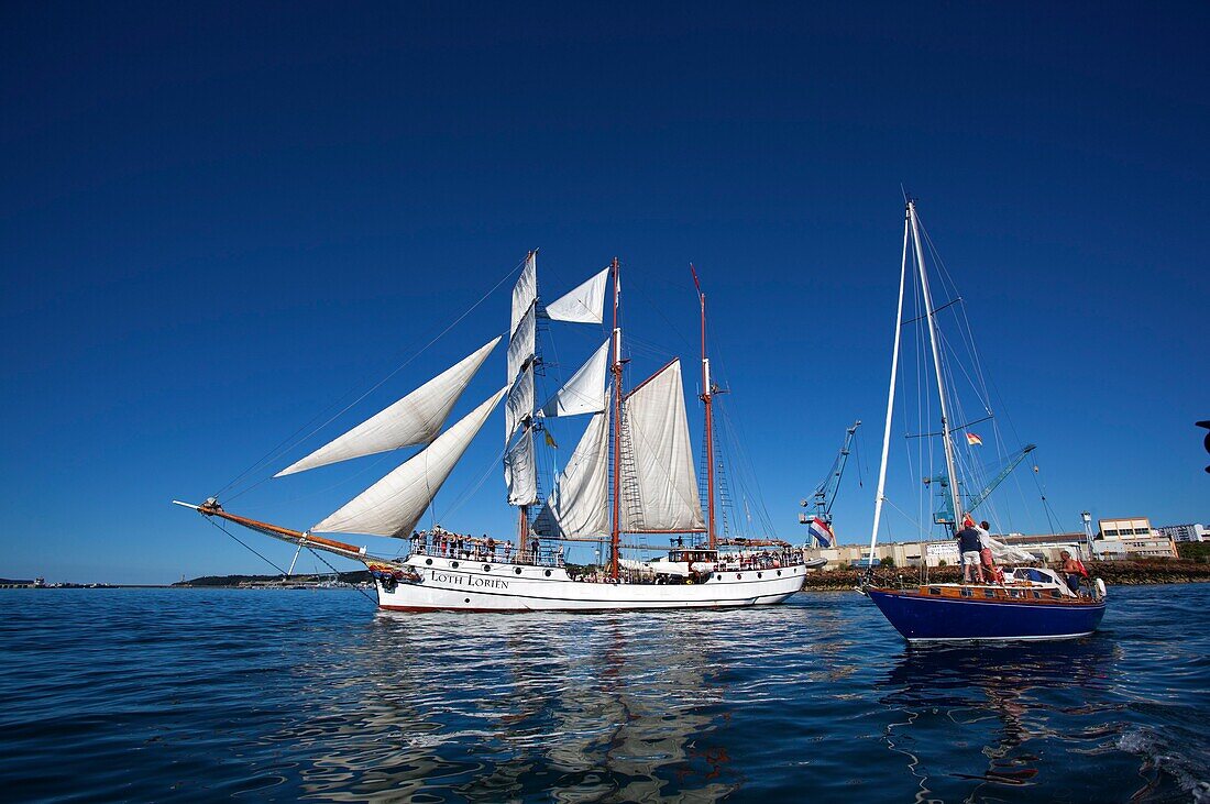 France, Finistère, Brest, LOTH LORIËN Netherlands Brest International Maritime Festival 2016\n