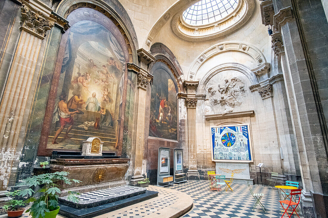 France, Paris, the Marais, Saint Merry church\n