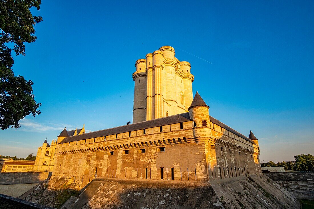 Frankreich, Val de Marne, Vincennes, das königliche Schloss und der Kerker