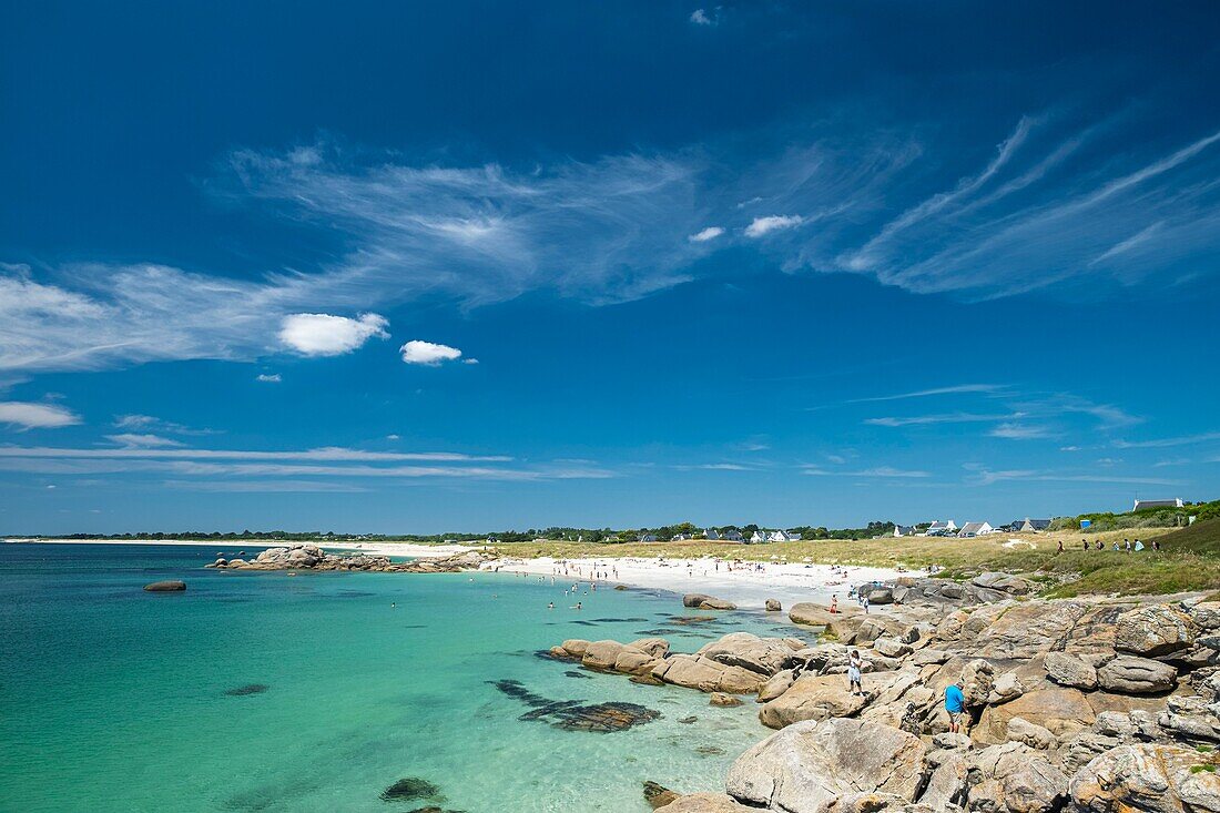 France, Finistere, Tregunc, Trevignon beach\n