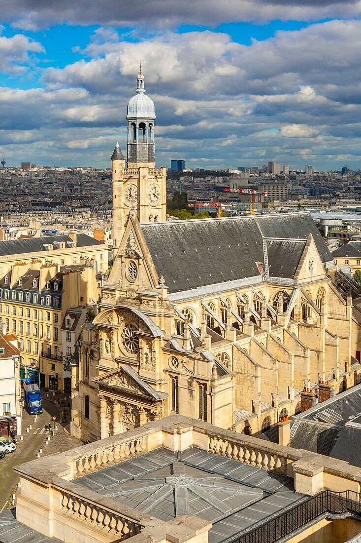France, Paris, the Saint Etienne du Monts church\n