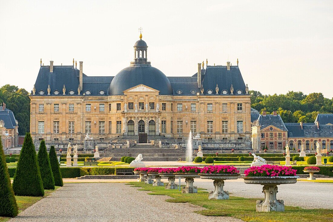 Frankreich, Seine und Marne, Maincy, das Schloss von Vaux le Vicomte