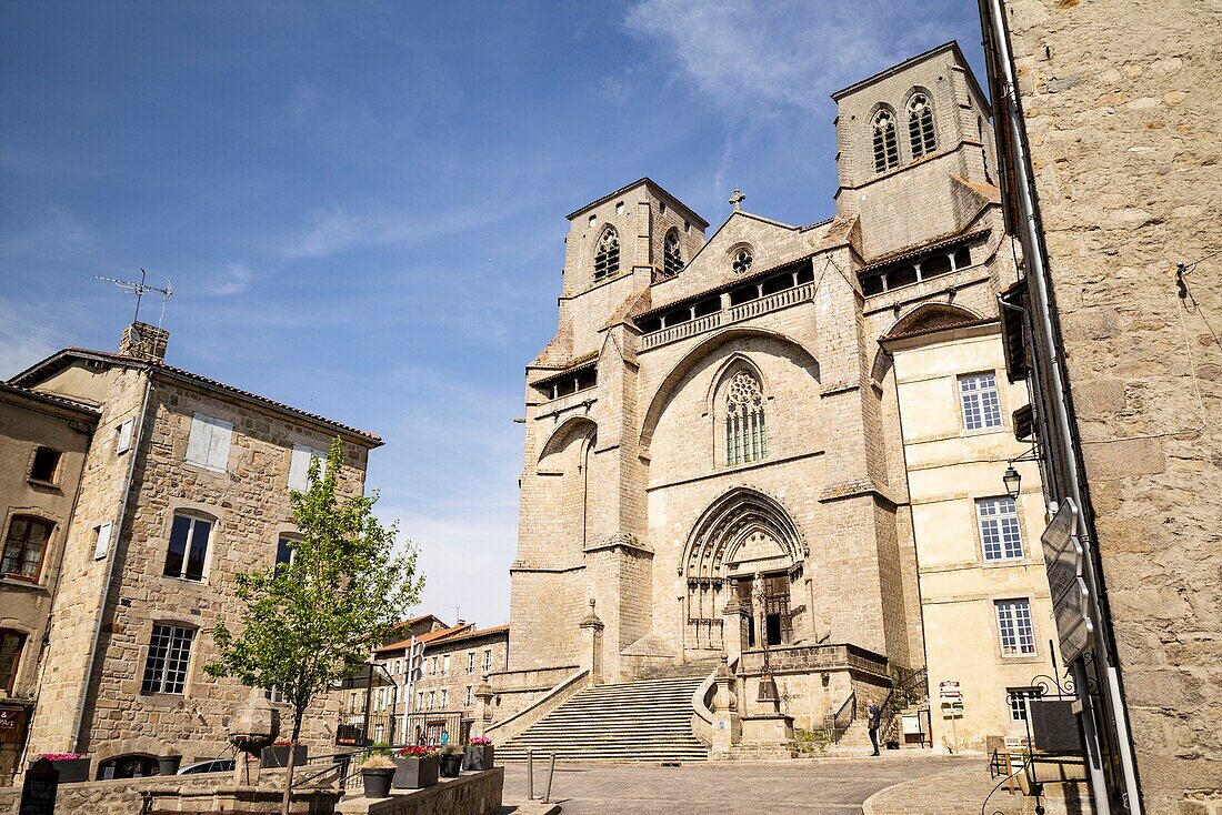 France, Haute Loire, La Chaise Dieu, Natural regional park of Livradois Forez, abbey of Saint Robert\n