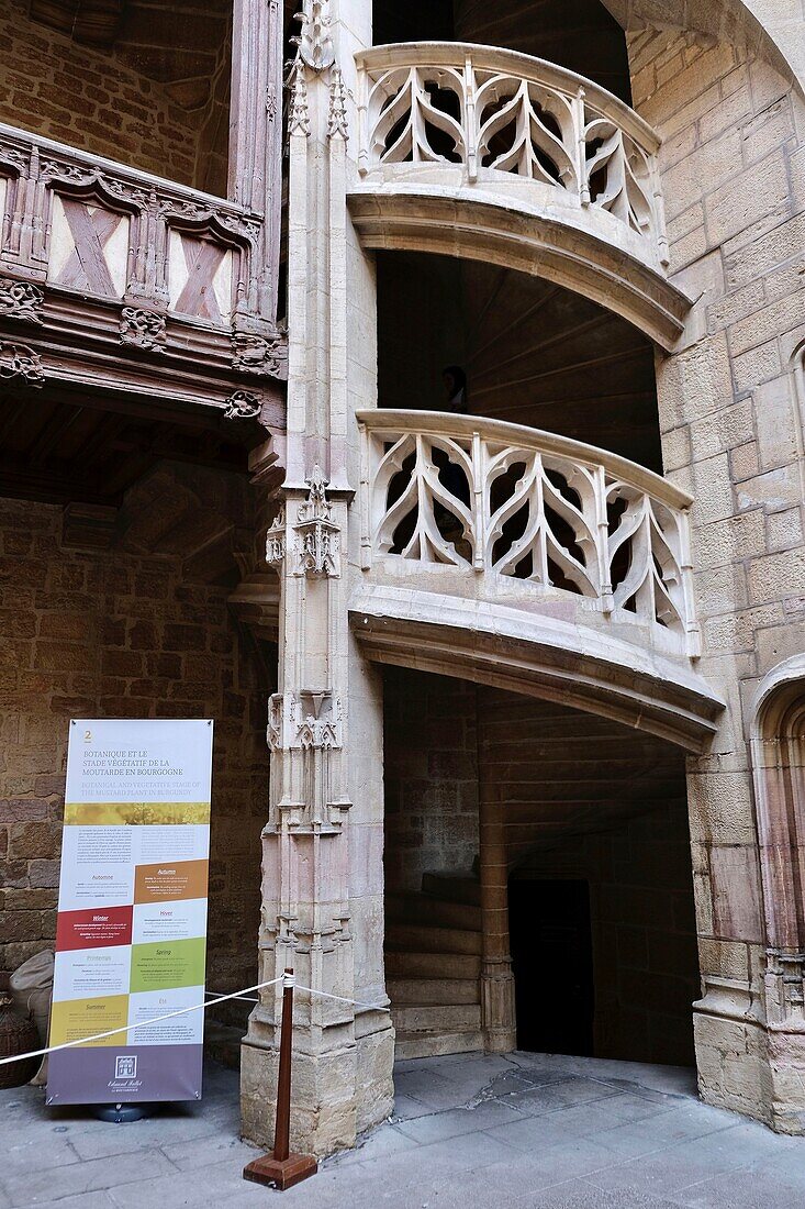 Frankreich, Cote d'Or, Dijon, von der UNESCO zum Weltkulturerbe erklärtes Gebiet, Hotel Chambellan, Herrenhaus aus dem 17.