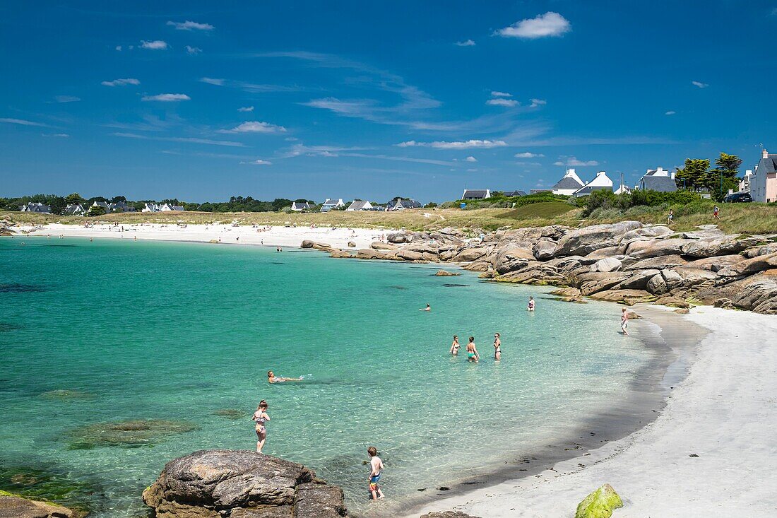 France, Finistere, Tregunc, Trevignon beach\n