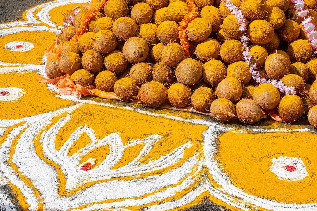 France, Paris, Ganesh Temple of Paris Sri Manicka Vinayakar Alayam, the Feast of the God Ganesh\n