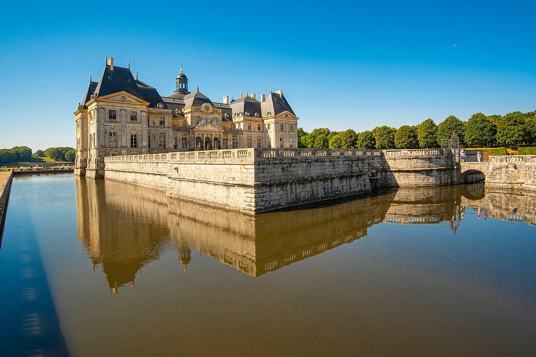 Frankreich, Seine und Marne, Maincy, das Schloss von Vaux le Vicomte