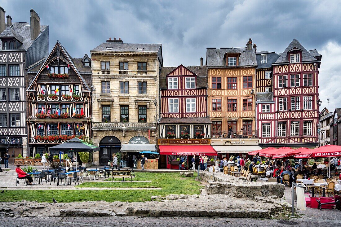 France, Seine Maritime, Rouen, Place Du Vieux Marché\n