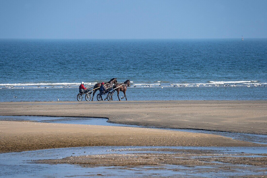 France, Calvados, Benerville sur Mer, Benerville Beach\n