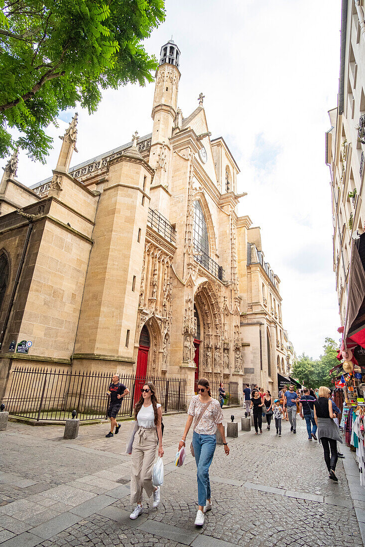 France, Paris, the Marais, Saint Merry church\n