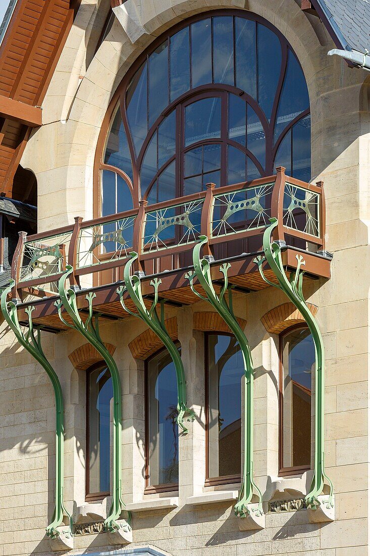 France, Meurthe et Moselle, Nancy, Villa Majorelle (1898) by architects Henri Sauvage and Lucien Weissenburger from the Nancy School in Art Nouveau style\n