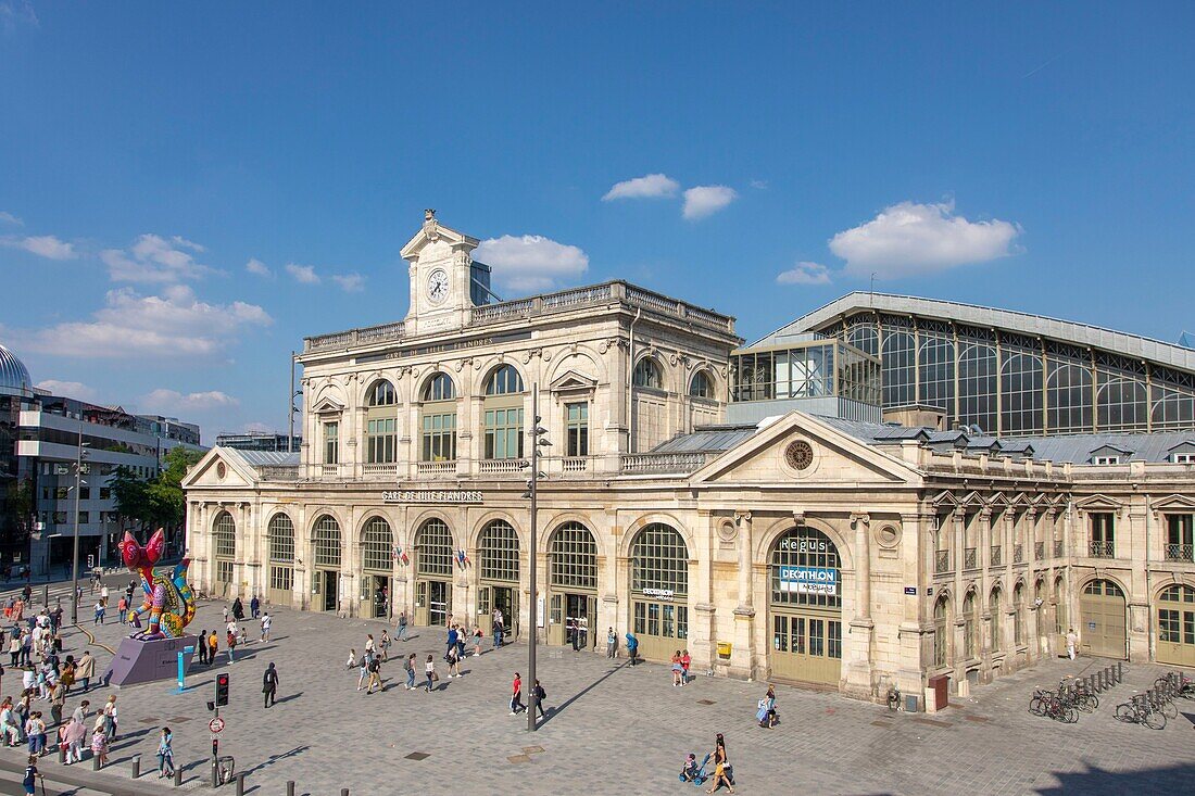 Frankreich, Nord, Lille, Bahnhof Lille Flandres