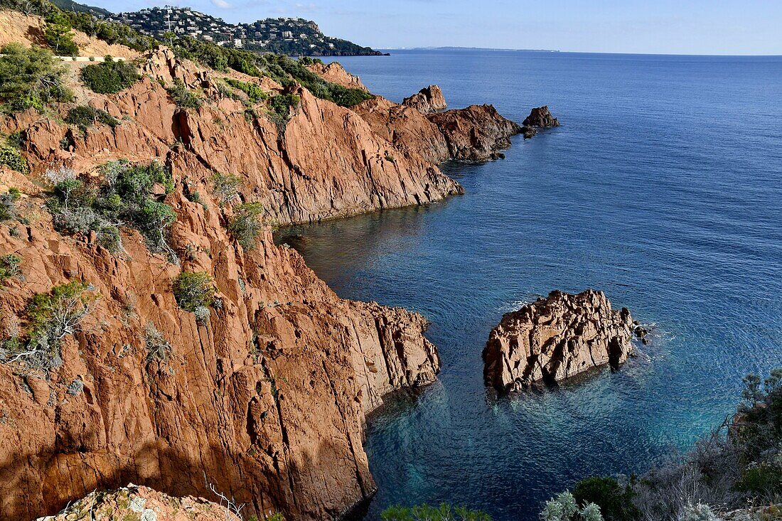 France, Var, cornice and Esterel coast\n