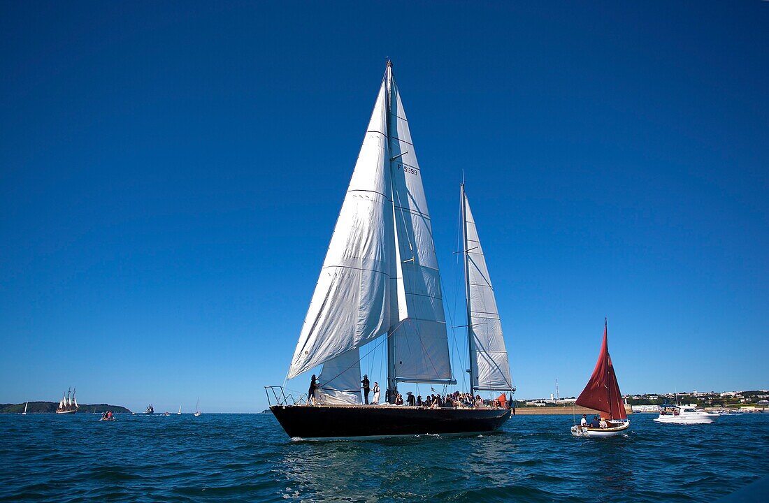 Frankreich, Finistère, Brest, PEN DUICK VI France Brest Internationales Maritimes Festival 2016