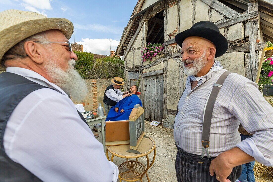 France, Loir et Cher, Courmemin, Berdigne Berdogne, traditional festival, popular festival, country party, village festival, traditions of yesteryear\n