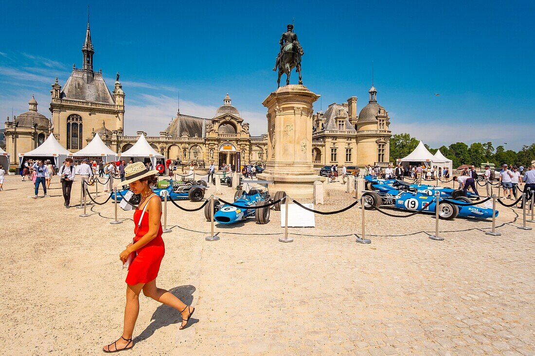 Frankreich, Oise, Chantilly, Chateau de Chantilly, 5. Auflage der Chantilly Arts & Elegance Richard Mille, ein Tag, der den Oldtimern und Sammlerstücken gewidmet ist